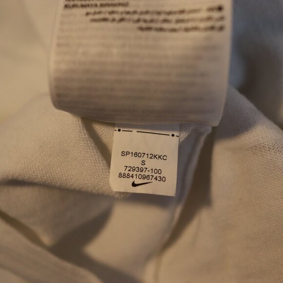 Nike Tech Knit Pocket Tee White Small 729397-100 - Picture 5 of 6